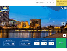 Tablet Screenshot of dayshoteloakland.com